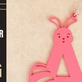 Intra απο ξύλο plywood 3mm-4mm πάχος - Πασχαλινό Κοπής με Λέιζερ Πασχαλινό Μπρελόκ Δίασταση 4x4 cm INTRAFABR-91309933 - Image 1