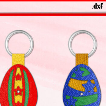 Intra απο ξύλο plywood 3mm-4mm πάχος - Πασχαλινό μπρελόκ, Δερμάτινο μπρελόκ, Πάσχα Δίασταση 4x4 cm INTRAFABR-115872156 - Image 1