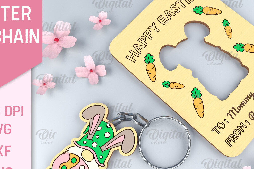 Intra απο ξύλο plywood 3mm-4mm πάχος - Πασχαλινό μπρελόκ. Πασχαλινό μπρελόκ με λέιζερ Δίασταση 4x4 cm INTRAFABR-88125247