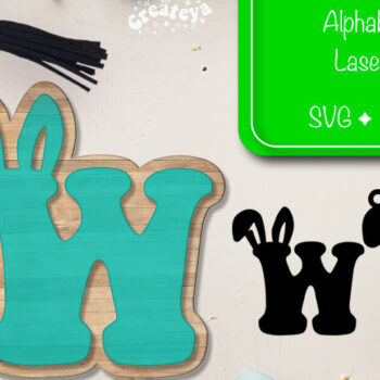 Intra απο ξύλο plywood 3mm-4mm πάχος - Πασχαλινό μπρελόκ με λέιζερ Αλφάβητο Δίασταση 4x4 cm INTRAFABR-92837576 - Image 1