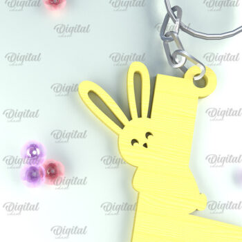 Intra απο ξύλο plywood 3mm-4mm πάχος - Πασχαλινό μπρελόκ με λέιζερ. Γράμμα Λ Δίασταση 4x4 cm INTRAFABR-90352756 - Image 1