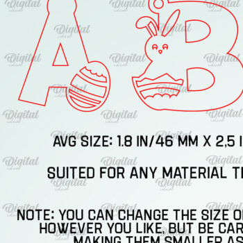 Intra απο ξύλο plywood 3mm-4mm πάχος - Πασχαλινά μπρελόκ Πακέτο κοπής με λέιζερ Δίασταση 4x4 cm INTRAFABR-90349764 - Image 2