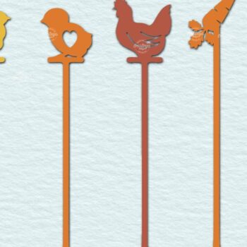 Intra απο ξύλο plywood 3mm-4mm πάχος - Πασχαλινά Αρχεία Αποκοπής με Λέιζερ| Πασχαλινή γκόμενα  Δίασταση 2x6 cm INTRAFABR-60458887 - Image 1