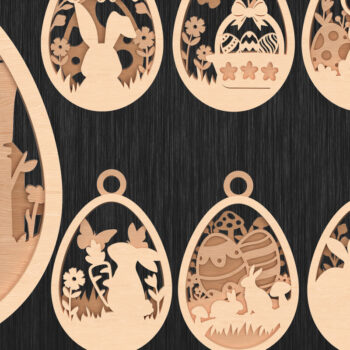 Intra απο ξύλο plywood 3mm-4mm πάχος - Πασχαλινό Laser Cut Mega Bundle Δίασταση 30x20 cm INTRAFABR-117029013 - Image 9