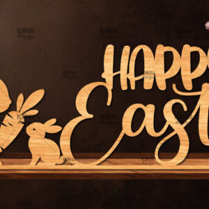 Intra απο ξύλο plywood 3mm-4mm πάχος - Πασχαλινή βάση κοπής με λέιζερ  Δίασταση 15x15 cm INTRAFABR-117423101