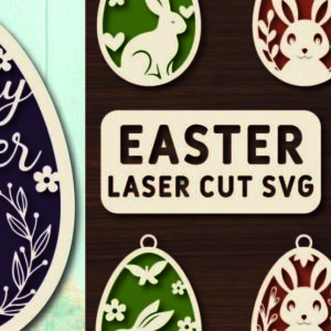 Intra απο ξύλο plywood 3mm-4mm πάχος - Πασχαλινό Laser Cut  Bundle Δίασταση 20x25 cm INTRAFABR-114273466