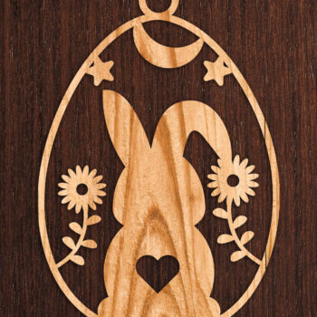 Intra απο ξύλο plywood 3mm-4mm πάχος - Πασχαλινό Laser Cut Bundle Δίασταση 15x15 cm INTRAFABR-60536273 - Image 4