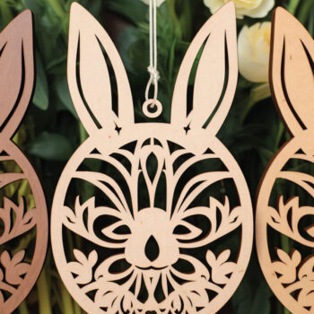 Intra απο ξύλο plywood 3mm-4mm πάχος - Πασχαλινό Laser Cut Mega Bundle Δίασταση 4x4 cm INTRAFABR-89374195 - Image 3