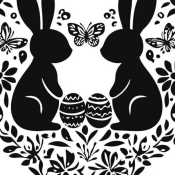 Intra απο ξύλο plywood 3mm-4mm πάχος - Συλλογή διάνυσμα πασχαλινής περικοπής με λέιζερ Δίασταση 3x3 cm INTRAFABR-117788448 - Image 8