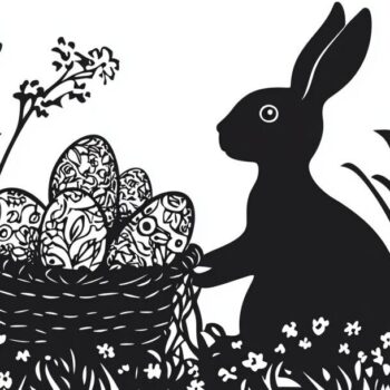 Intra απο ξύλο plywood 3mm-4mm πάχος - Συλλογή διάνυσμα πασχαλινής περικοπής με λέιζερ Δίασταση 3x3 cm INTRAFABR-117789137 - Image 2