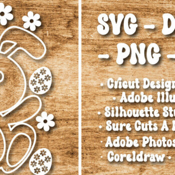 Intra απο ξύλο plywood 3mm-4mm πάχος - Πασχαλινό σχέδιο λέιζερ/χαρτί κοπής Δίασταση 15x15 cm INTRAFABR-60331927 - Image 1