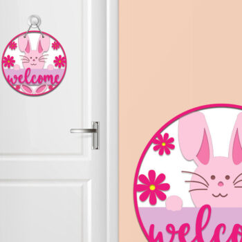 Intra απο ξύλο plywood 3mm-4mm πάχος - Πασχαλινή επιγραφή πόρτας 3  Eps Ai Δίασταση 30x20 cm INTRAFABR-26274976 - Image 1