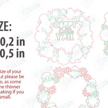 Intra απο ξύλο plywood 3mm-4mm πάχος - Πασχαλινό στεφάνι | Πασχαλινό σχέδιο Δίασταση 15x15 cm INTRAFABR-116813916 - Image 3