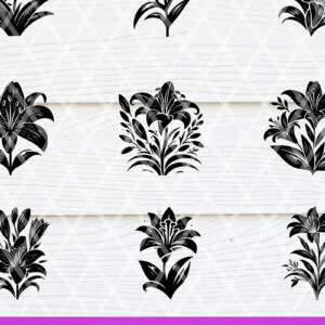 Intra απο ξύλο plywood 3mm-4mm πάχος - Πασχαλινό Lily Floral  Πακέτο Δίασταση 40x50 cm INTRAFABR-118126788