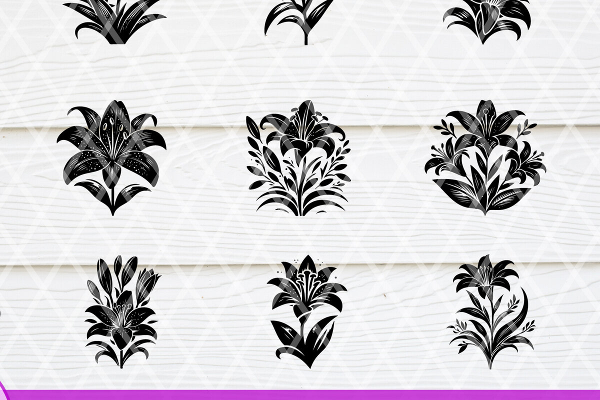 Intra απο ξύλο plywood 3mm-4mm πάχος - Πασχαλινό Lily Floral  Πακέτο Δίασταση 40x50 cm INTRAFABR-118126788