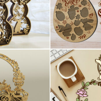 Intra απο ξύλο plywood 3mm-4mm πάχος - Πασχαλινό MEGA Πακέτο Δίασταση 4x4 cm INTRAFABR-118285939 - Image 3