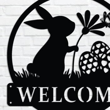 Intra απο ξύλο plywood 3mm-4mm πάχος - Πασχαλινή μεταλλική πινακίδα,  κοπής με λέιζερ τοίχου Δίασταση 15x15 cm INTRAFABR-90073699 - Image 1