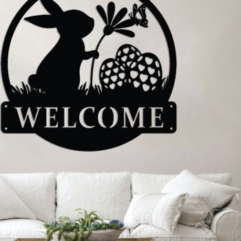 Intra απο ξύλο plywood 3mm-4mm πάχος - Πασχαλινή μεταλλική πινακίδα,  κοπής με λέιζερ τοίχου Δίασταση 15x15 cm INTRAFABR-90073699 - Image 2