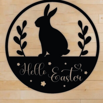 Intra απο ξύλο plywood 3mm-4mm πάχος - Πασχαλινή μεταλλική τέχνη τοίχων, διακόσμηση σπιτιού Δίασταση 40x50 cm INTRAFABR-67016804 - Image 1