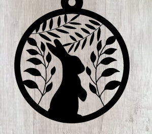 Intra απο ξύλο plywood 3mm-4mm πάχος - Πασχαλινή Μεταλλική Τέχνη Τοίχου  Κοπής με Λέιζερ Δίασταση 40x50 cm INTRAFABR-91918750