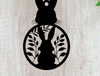 Intra απο ξύλο plywood 3mm-4mm πάχος - Πασχαλινή Μεταλλική Τέχνη Τοίχου  Κοπής με Λέιζερ Δίασταση 40x50 cm INTRAFABR-91918808 - Image 1