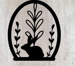 Intra απο ξύλο plywood 3mm-4mm πάχος - Πασχαλινή Μεταλλική Τέχνη Τοίχου  Κοπής με Λέιζερ Δίασταση 40x50 cm INTRAFABR-91918290