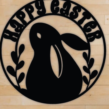 Intra απο ξύλο plywood 3mm-4mm πάχος - Πασχαλινή μεταλλική τέχνη τοίχου, Laser Cut  Δίασταση 40x50 cm INTRAFABR-67016972 - Image 1