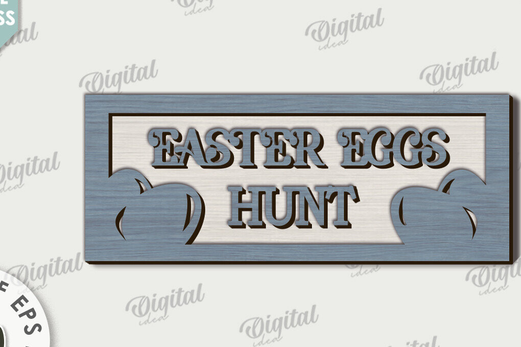 Intra απο ξύλο plywood 3mm-4mm πάχος - Πασχαλινή Μίνι πινακίδα . Πασχαλινή διακόσμηση Δίασταση 15x15 cm INTRAFABR-115758661