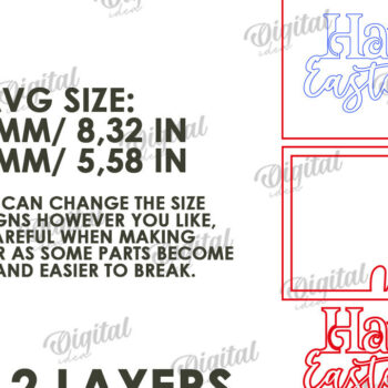 Intra απο ξύλο plywood 3mm-4mm πάχος - Πασχαλινή Μίνι πινακίδα . Πασχαλινή διακόσμηση Δίασταση 15x15 cm INTRAFABR-115757703 - Image 2