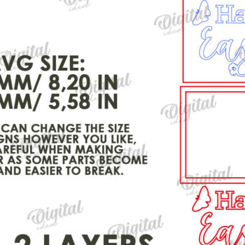 Intra απο ξύλο plywood 3mm-4mm πάχος - Πασχαλινή Μίνι πινακίδα . Πασχαλινή διακόσμηση Δίασταση 15x15 cm INTRAFABR-115757851 - Image 2