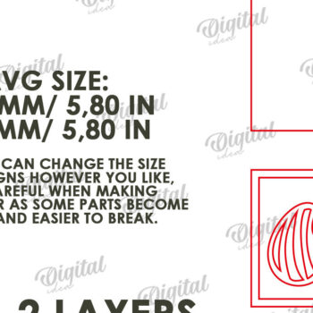 Intra απο ξύλο plywood 3mm-4mm πάχος - Πασχαλινή Μίνι πινακίδα . Πασχαλινή διακόσμηση Δίασταση 15x15 cm INTRAFABR-115758447 - Image 2