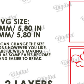 Intra απο ξύλο plywood 3mm-4mm πάχος - Πασχαλινή Μίνι πινακίδα . Πασχαλινή διακόσμηση Δίασταση 15x15 cm INTRAFABR-115758616 - Image 2