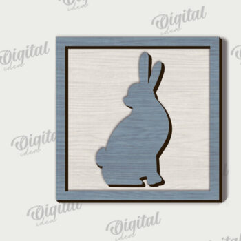 Intra απο ξύλο plywood 3mm-4mm πάχος - Πακέτο κοπής με λέιζερ πασχαλινές μίνι πινακίδες Δίασταση 15x15 cm INTRAFABR-115823243 - Image 9