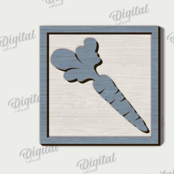 Intra απο ξύλο plywood 3mm-4mm πάχος - Πακέτο κοπής με λέιζερ πασχαλινές μίνι πινακίδες Δίασταση 15x15 cm INTRAFABR-115823243 - Image 10