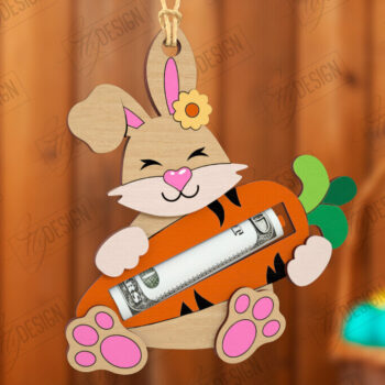 Intra απο ξύλο plywood 3mm-4mm πάχος - Πασχαλινός Χρηματοφύλακας | Ευχετήριες κάρτες Δίασταση 15x15 cm INTRAFABR-115496431 - Image 1