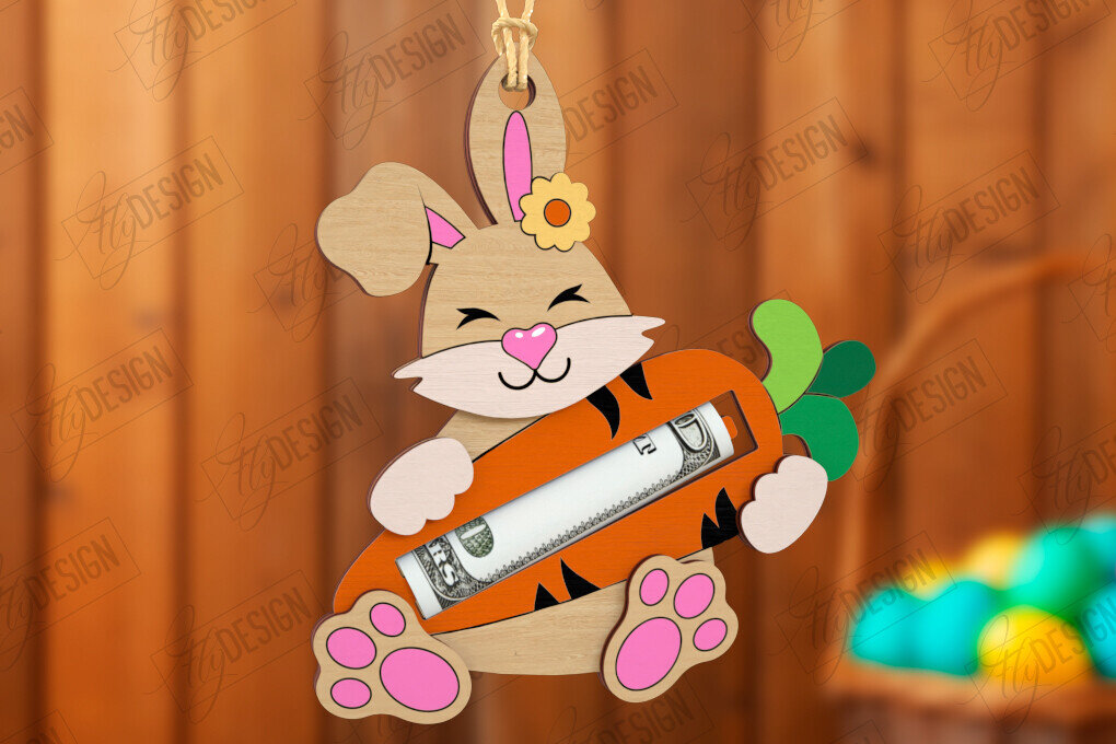 Intra απο ξύλο plywood 3mm-4mm πάχος - Πασχαλινός Χρηματοφύλακας | Ευχετήριες κάρτες Δίασταση 15x15 cm INTRAFABR-115496431