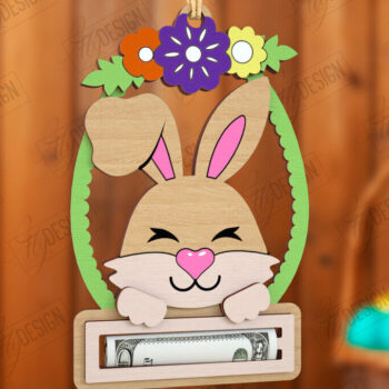 Intra απο ξύλο plywood 3mm-4mm πάχος - Πασχαλινός Χρηματοφύλακας | Ευχετήριες κάρτες Δίασταση 15x15 cm INTRAFABR-115496558 - Image 1