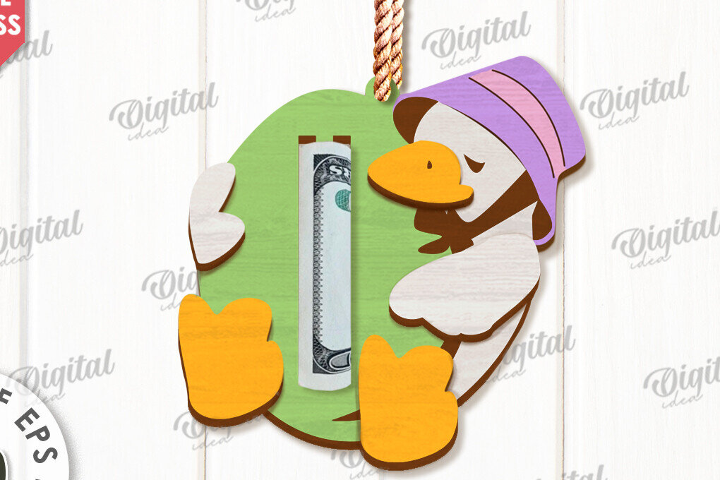 Intra απο ξύλο plywood 3mm-4mm πάχος - Πασχαλινή θήκη χρημάτων Σχέδιο κοπής με λέιζερ Δίασταση 15x15 cm INTRAFABR-118030320