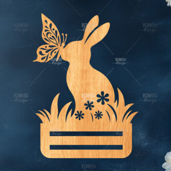 Intra απο ξύλο plywood 3mm-4mm πάχος - Πασχαλινή θήκη χρημάτων Laser Cut  Δίασταση 15x15 cm INTRAFABR-117726189 - Image 1