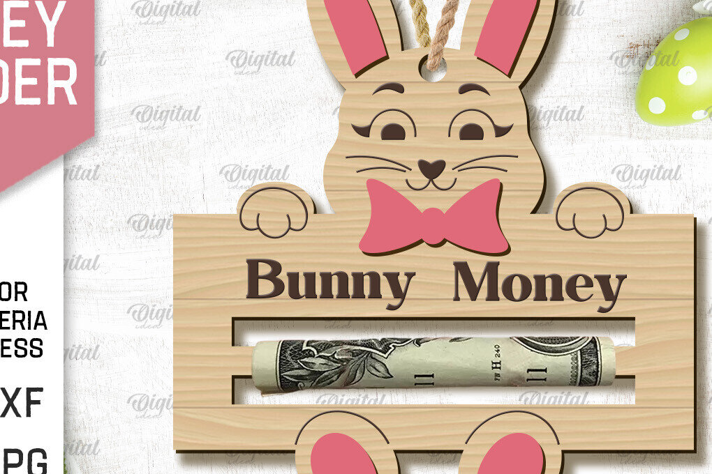 Intra απο ξύλο plywood 3mm-4mm πάχος - Πασχαλινή θήκη χρημάτων με λέιζερ Δίασταση 15x15 cm INTRAFABR-90802012