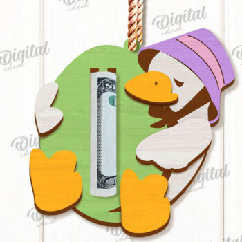 Intra απο ξύλο plywood 3mm-4mm πάχος - Πασχαλινοί κάτοχοι χρημάτων Δέσμη κοπής με λέιζερ Δίασταση 15x15 cm INTRAFABR-118047971 - Image 8