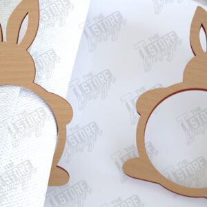 Intra απο ξύλο plywood 3mm-4mm πάχος - Πασχαλινά δαχτυλίδια χαρτοπετσέτας | Εορταστικό δείπνο Δίασταση 15x15 cm INTRAFABR-115369572