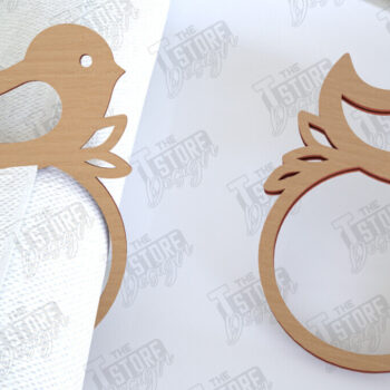 Intra απο ξύλο plywood 3mm-4mm πάχος - Πασχαλινά δαχτυλίδια χαρτοπετσέτας | Εορταστικό δείπνο Δίασταση 15x15 cm INTRAFABR-115369590 - Image 1