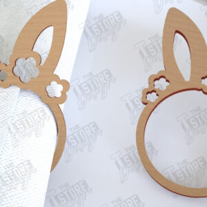 Intra απο ξύλο plywood 3mm-4mm πάχος - Πασχαλινά δαχτυλίδια χαρτοπετσέτας | Εορταστικό δείπνο Δίασταση 15x15 cm INTRAFABR-115369609