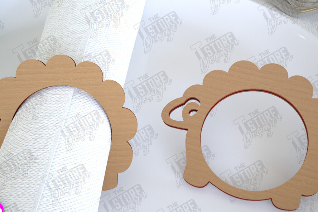 Intra απο ξύλο plywood 3mm-4mm πάχος - Πασχαλινά δαχτυλίδια χαρτοπετσέτας | Εορταστικό δείπνο Δίασταση 15x15 cm INTRAFABR-115369625