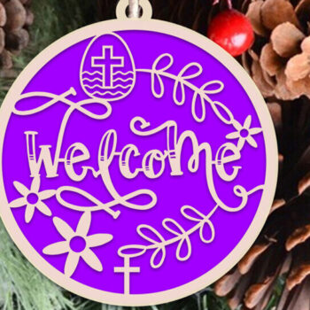 Intra απο ξύλο plywood 3mm-4mm πάχος - Πασχαλινό Στολίδι Λαγουδάκι Ετικέτες  Lasercut Δίασταση 6x6 cm INTRAFABR-106446122 - Image 5