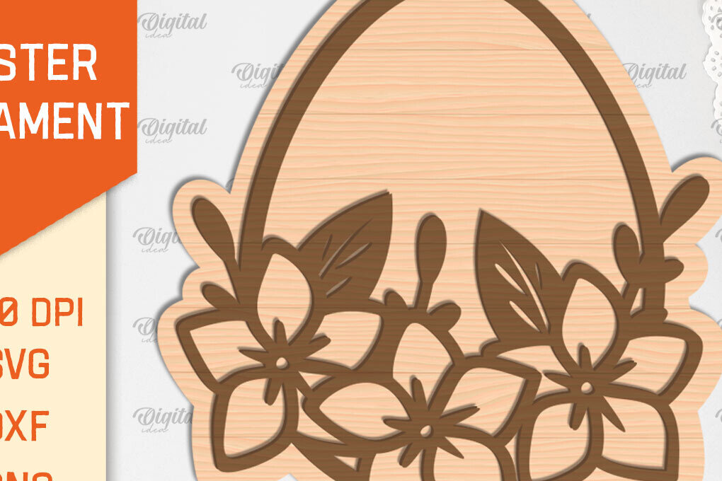 Intra απο ξύλο plywood 3mm-4mm πάχος - Πασχαλινό στολίδι Laser cut. Αυγό  Δίασταση 6x6 cm INTRAFABR-89688817