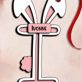 Intra απο ξύλο plywood 3mm-4mm πάχος - Πασχαλινό Στολίδι Λέιζερ Γράμμα Ι Καλάθι Δίασταση 6x6 cm INTRAFABR-115632596 - Image 1