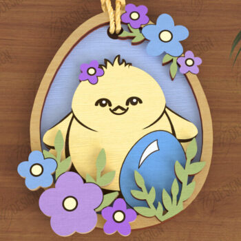 Intra απο ξύλο plywood 3mm-4mm πάχος - Πακέτο Πασχαλινών Στολίδι | Καλό Πάσχα Δίασταση 6x6 cm INTRAFABR-117198161 - Image 5