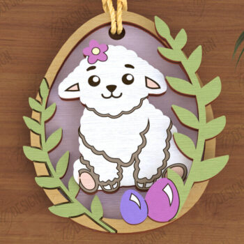 Intra απο ξύλο plywood 3mm-4mm πάχος - Πακέτο Πασχαλινών Στολίδι | Καλό Πάσχα Δίασταση 6x6 cm INTRAFABR-117198161 - Image 9